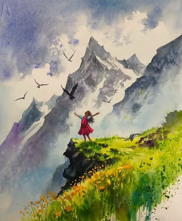 Landscapes in Watercolours on Fabriano
